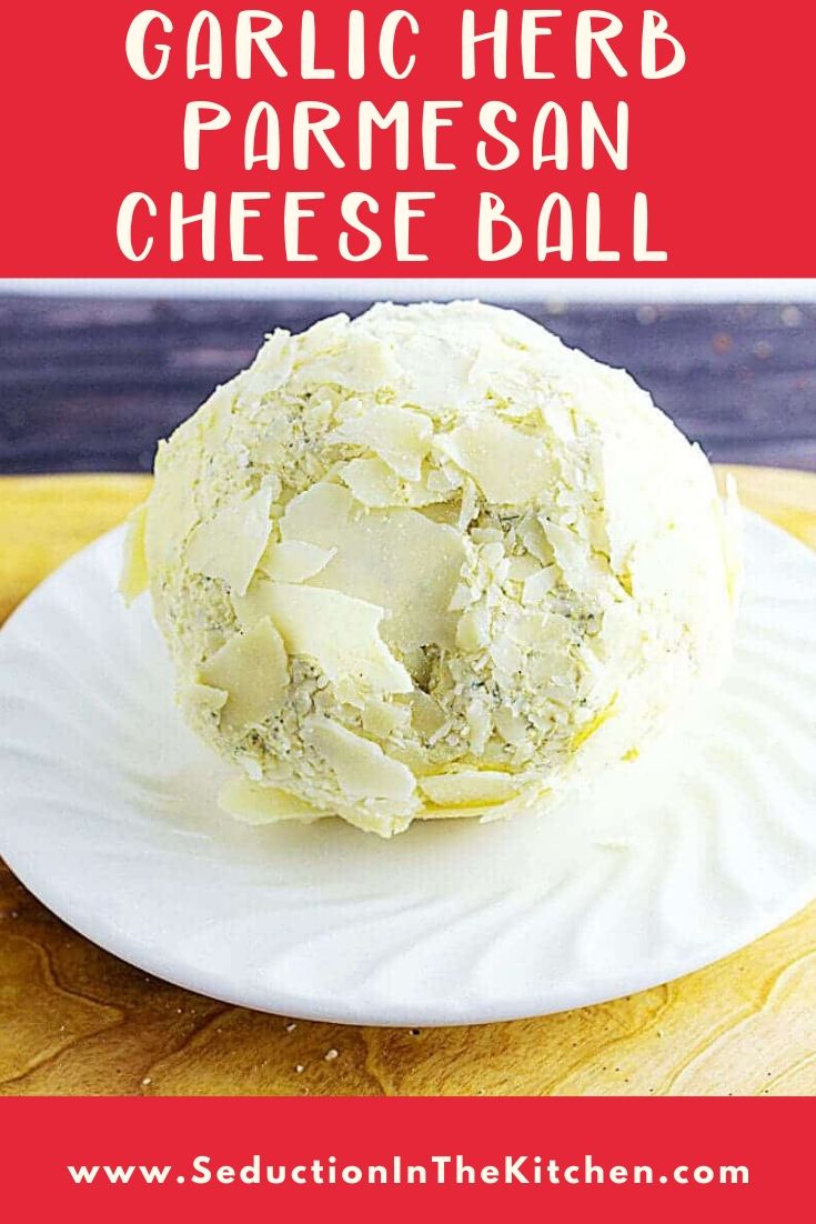 Garlic Herb Parmesan Cheese Ball title