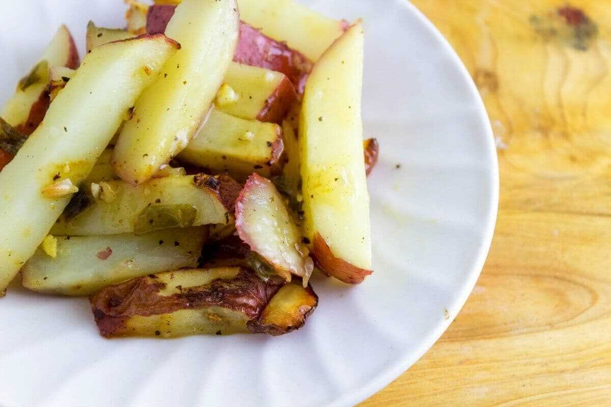 Baked Lemon Potato Wedges