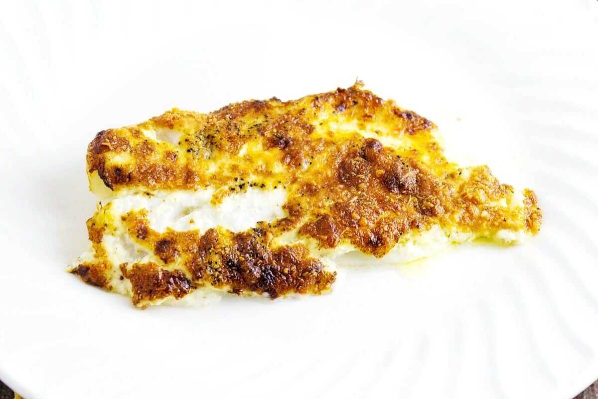 Dill Parmesan Crusted Orange Roughy