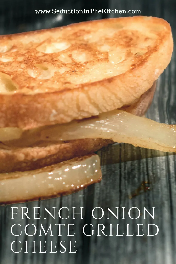 French Onion Comte Grilled Cheese