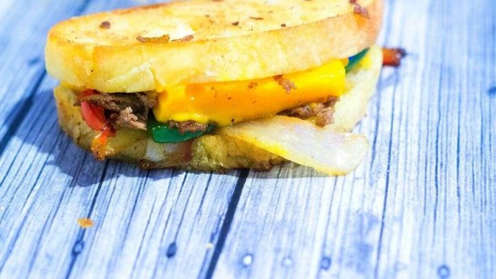 Steak and Mimmolette Grilled Cheese