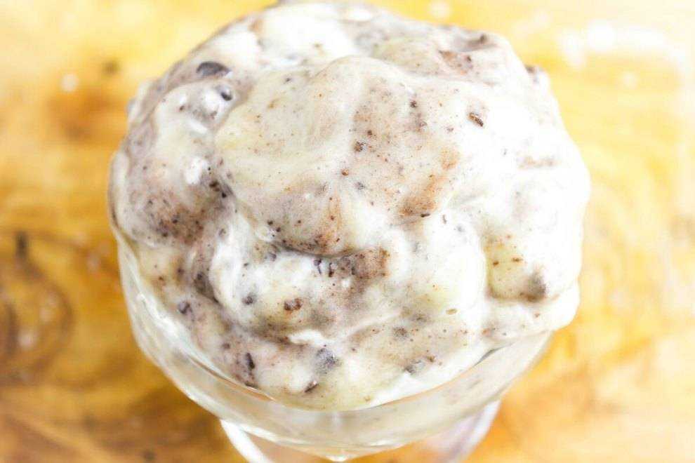 Chocolate Chip Fluffernutter Nice Cream is a dairy free, healthy alternative to ice cream. It is super easy to make and will quickly become a new summertime treat.