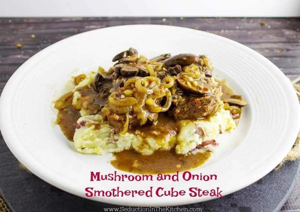 Mushroom and Onion Smothered Cube Steak