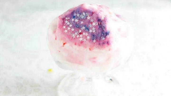 No Churn Unicorn Ice Cream {Easy Sherbet Ice Cream} NoChurnUnicornIceCream