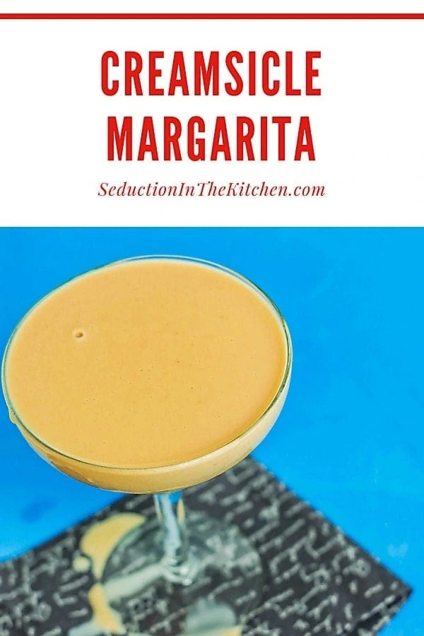 Red and white creamsicle margarita long pin