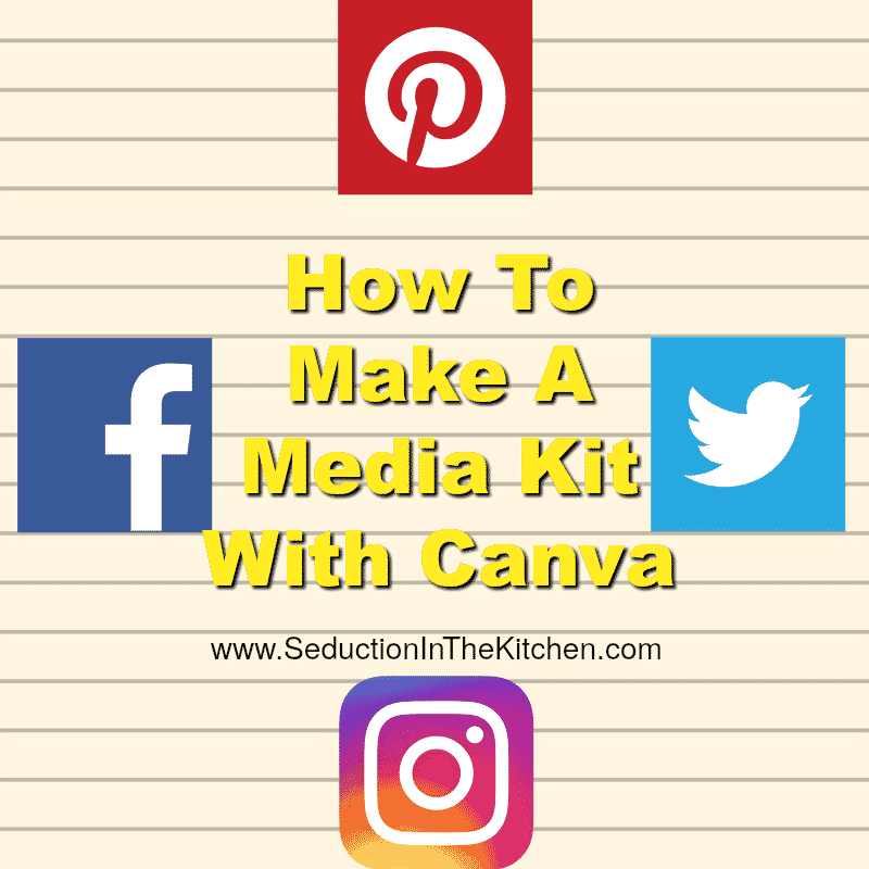 How To Make A Media Kit With Canva is a tutorial to help you create a media kit. It is simple to do and you can design it to reflect you and your blog for brands.