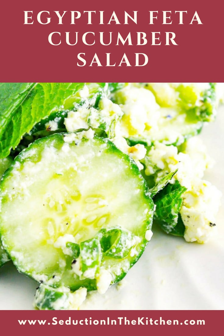 Egyptian Feta Cucumber Salad