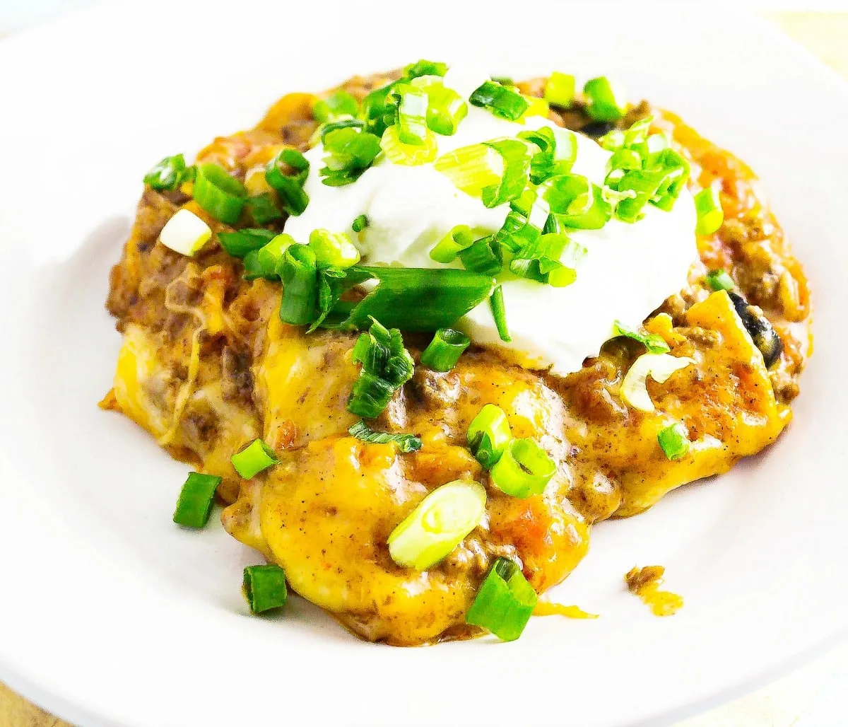 Slow Cooker Taco Casserole - Slow Cooker Gourmet