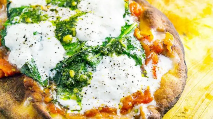 30 Minute Burrata Pizza {Easy Homemade Pizza Recipe} MinuteHomemadeBurrataPizza