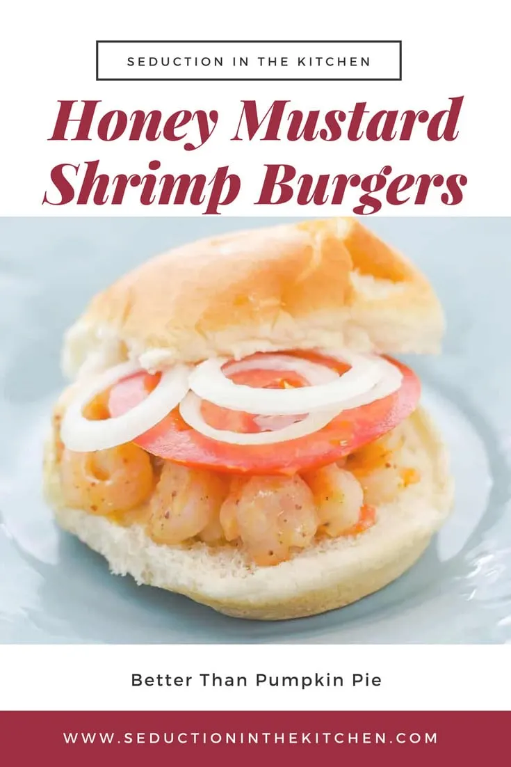 Honey Mustard Shrimp Burgers pin