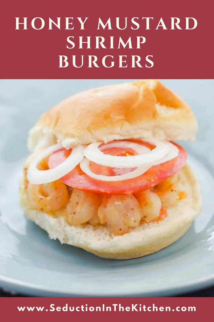 Honey Mustard Shrimp Burgers