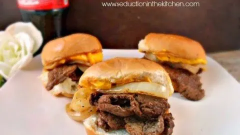 Authentic Philly Steak Sliders: Philly Approved Cheesesteak philly