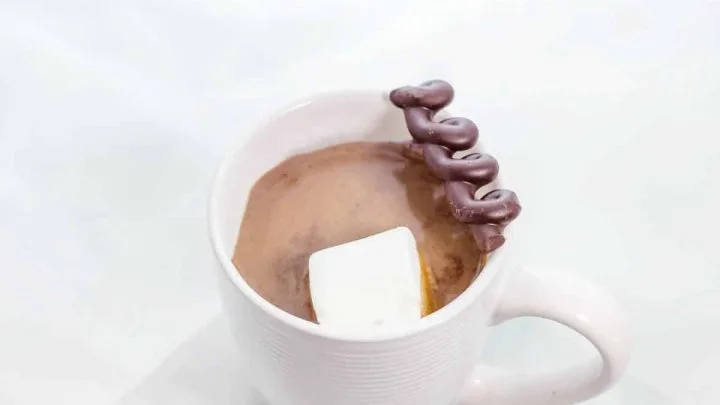 Single Serving Homemade Hot Chocolate {Simple and Delicious Recipe} SingleServingHomemadeHotChocolate