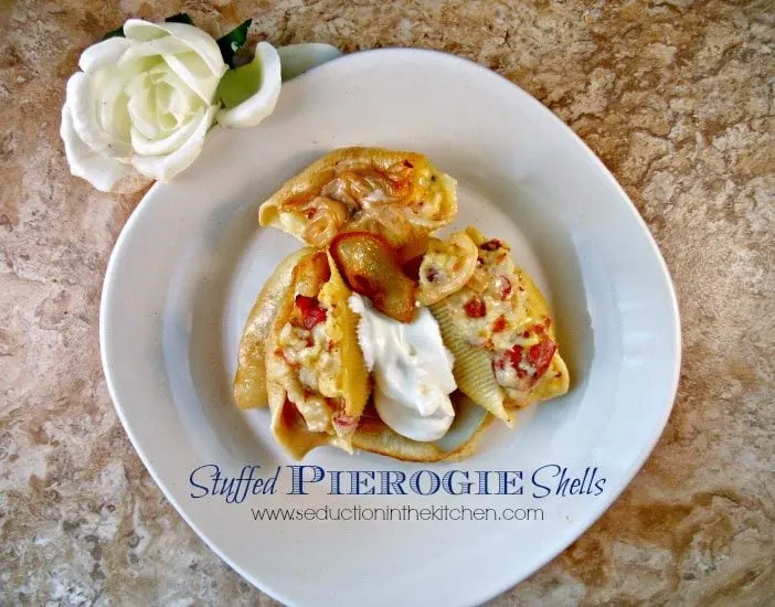 SundaySupper Stuffed Pierogie Shells