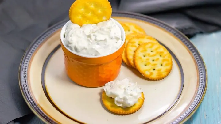 Feta Garlic and Chives Dip {The Ultimate Party Food Dip} FetaOnionandChivesDip