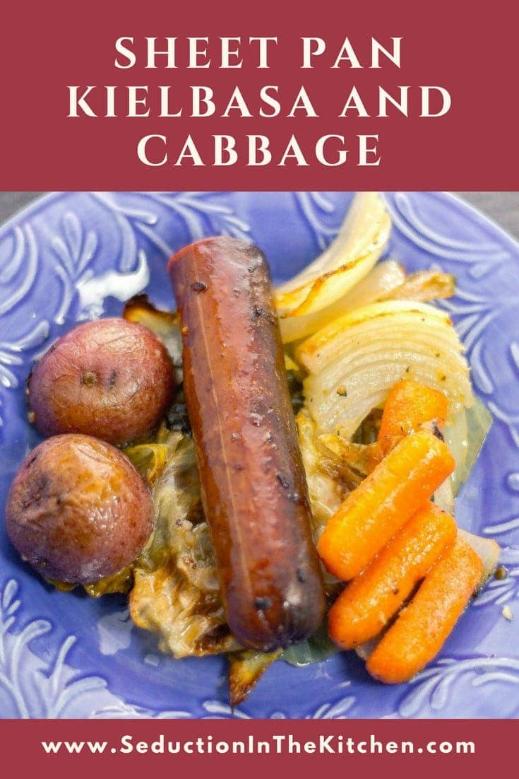 Sheet Pan Kielbasa and Cabbage