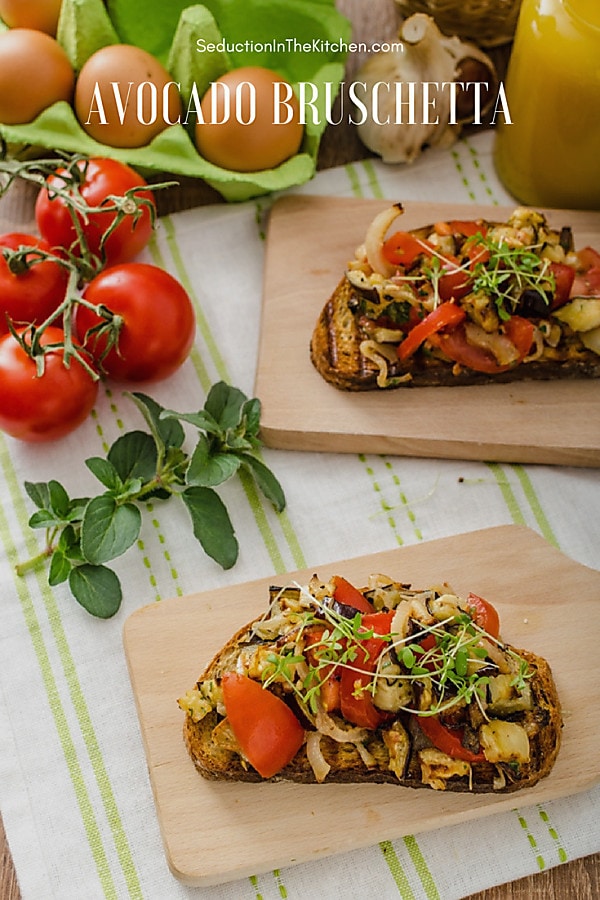 Avocado Bruschetta title