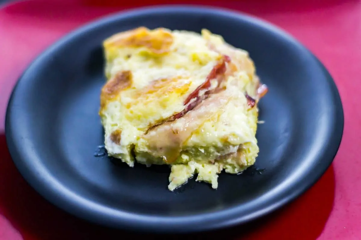 Bacon and Egg Casserole single serving