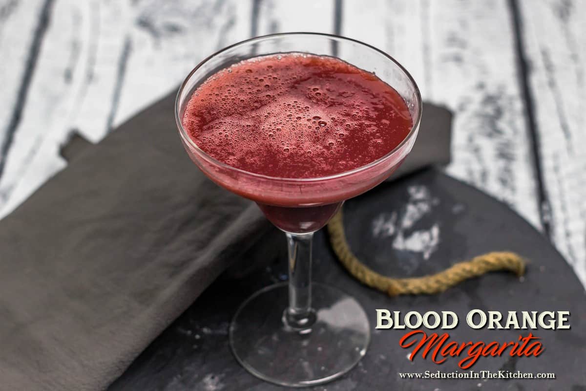 Blood Orange Margarita from Seduction in the Kitchen