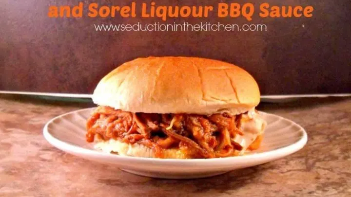 Caribbean Pulled Pork with Mango and Sorel Liquor BBQ Sauce Caribbean Pulled Pork with Mango and Sorel Liquor BBQ Sauce