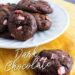 Dark Chocolate Peppermint Crunch Cookies {Easy Cookies}