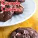 Dark Chocolate Peppermint Crunch Cookies {Easy Cookies}