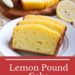 Lemon Pound Cake {Easy Pound Cake Loaf Recipe}