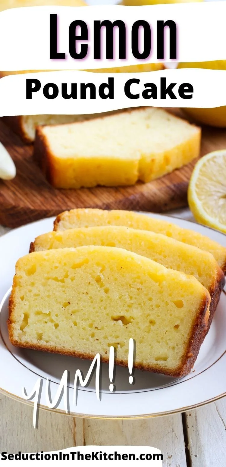 Lemon Pound Cake {Easy Pound Cake Loaf Recipe}