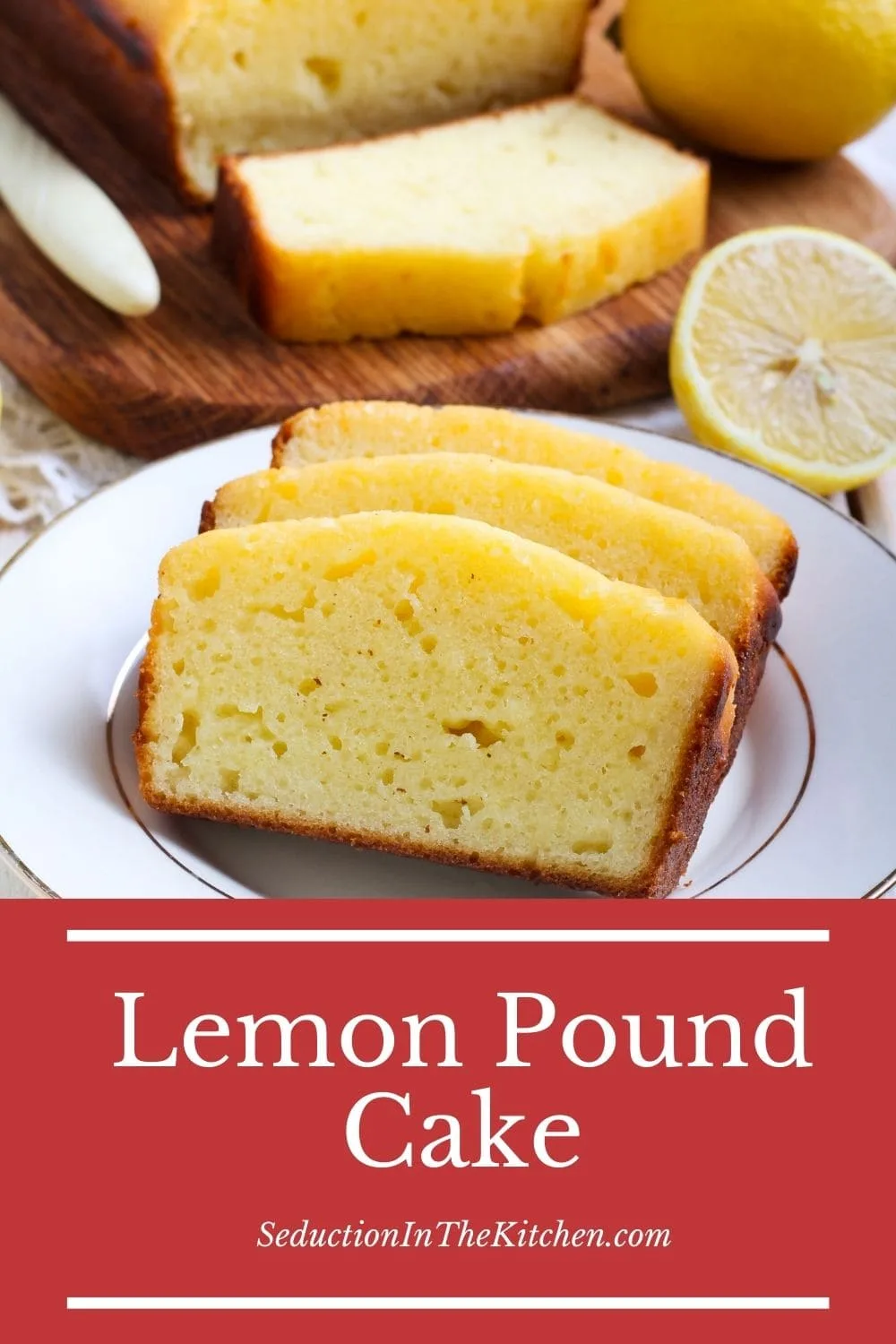 Lemon Pound Cake {Easy Pound Cake Loaf Recipe}