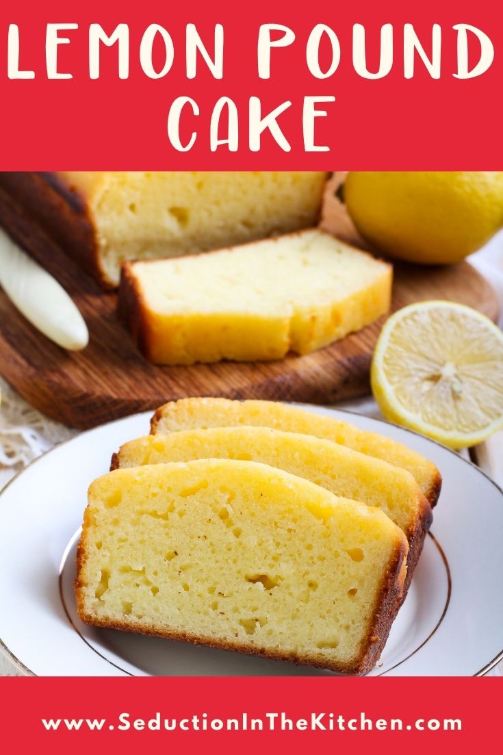 Lemon Pound Cake {Easy Pound Cake Loaf Recipe}