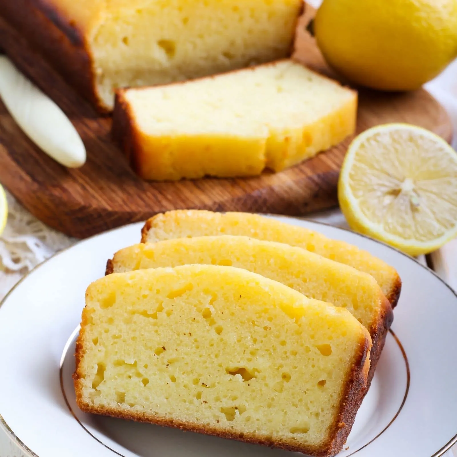 Lemon Pound Cake {Easy Pound Cake Loaf Recipe}