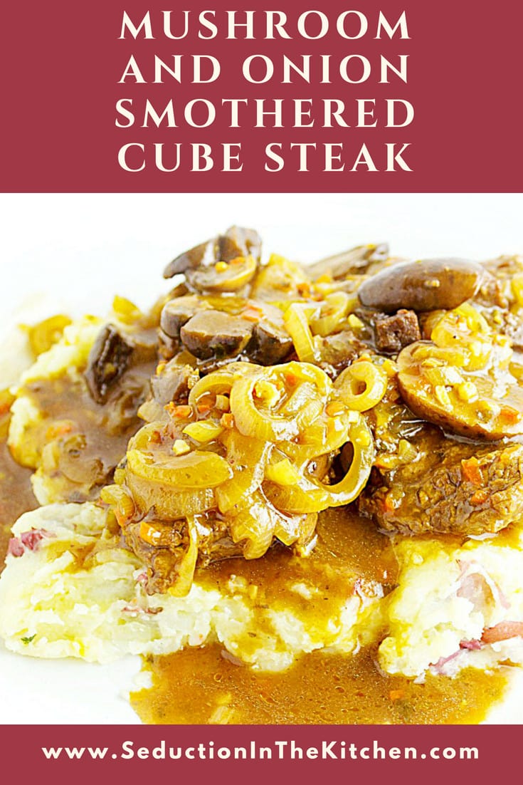 Mushroom and Onion Smothered Cube Steak