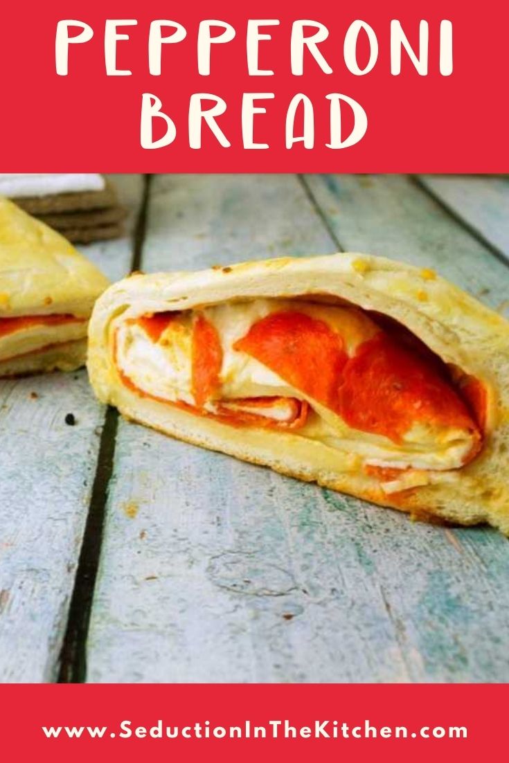 Pepperoni Bread {Made With Frozen Bread Dough}