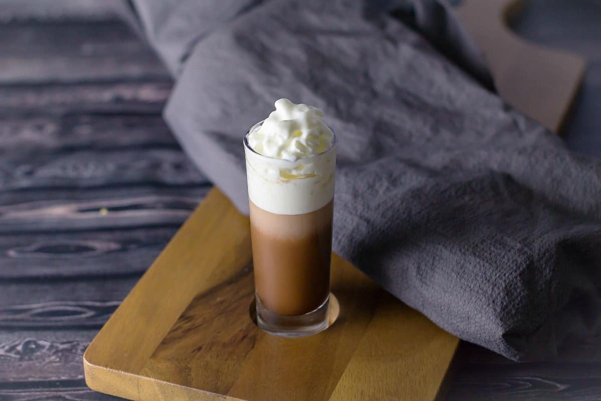 Salted Caramel Kahlua Layer Shot combines hot chocolate, salted caramel Kahlua, Rumchata, and whipped cream into this sinfully delicious cocktail. You will want to have a few of these babies to keep you warm during these chilly winter nights.