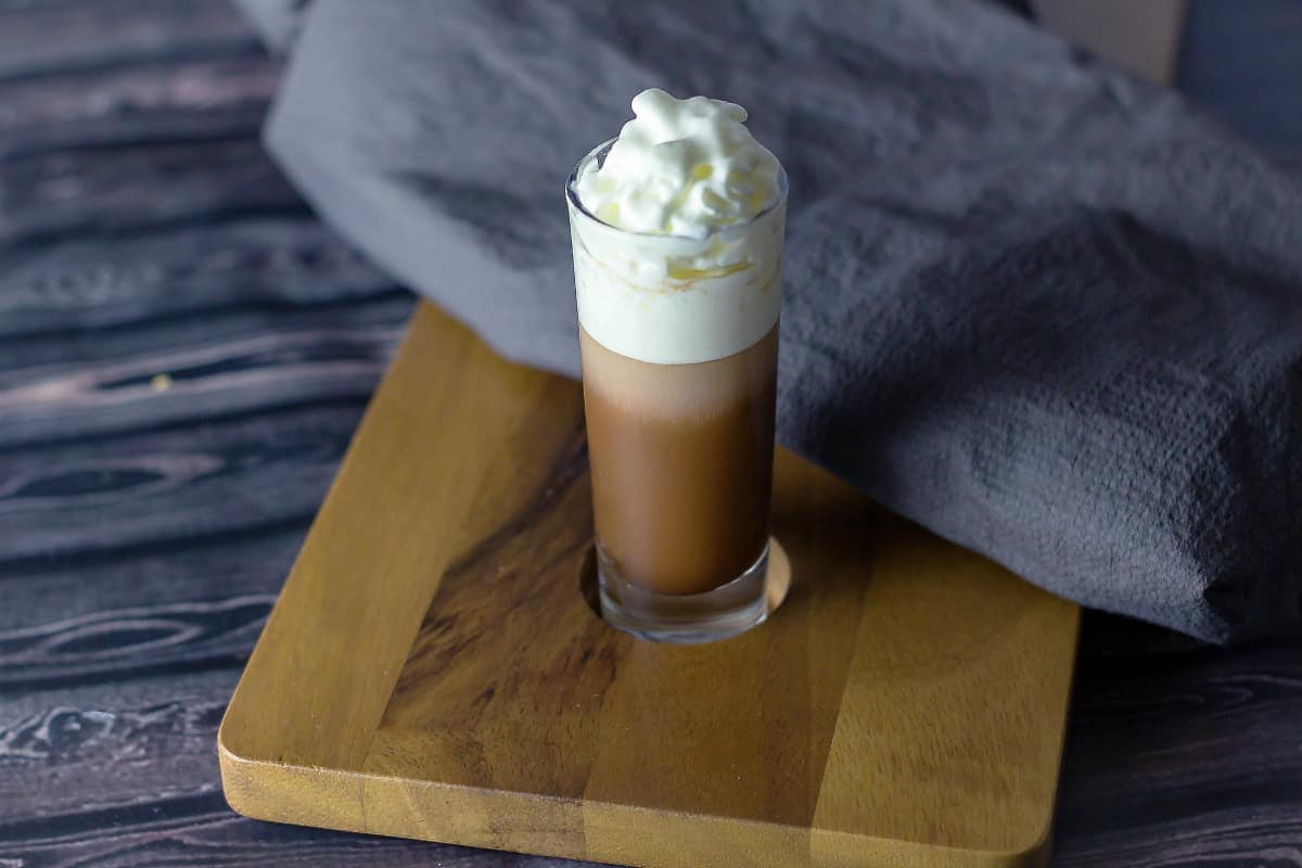 Salted Caramel Kahlua Layer Shot combines hot chocolate, salted caramel Kahlua, Rumchata, and whipped cream into this sinfully delicious cocktail. You will want to have a few of these babies to keep you warm during these chilly winter nights.