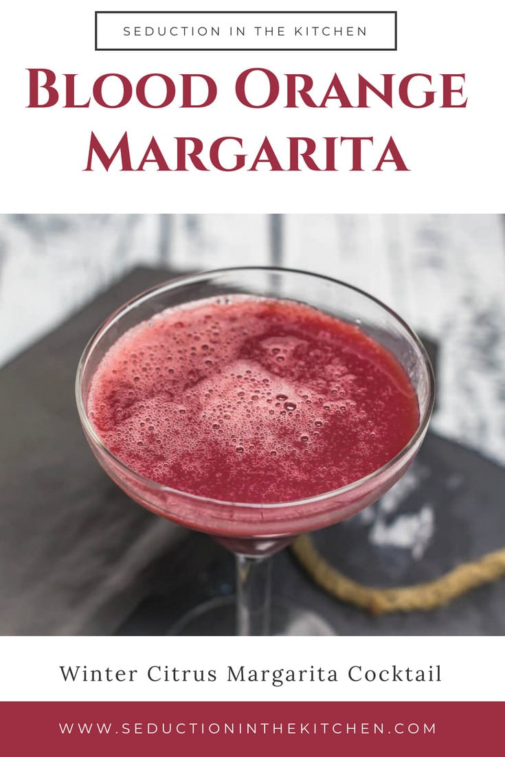 Winter Citrus Margarita Cocktail