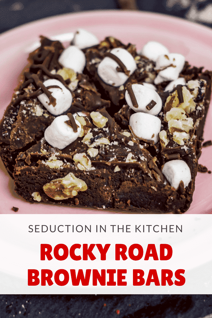 Rocky Road Brownie Bars long pin