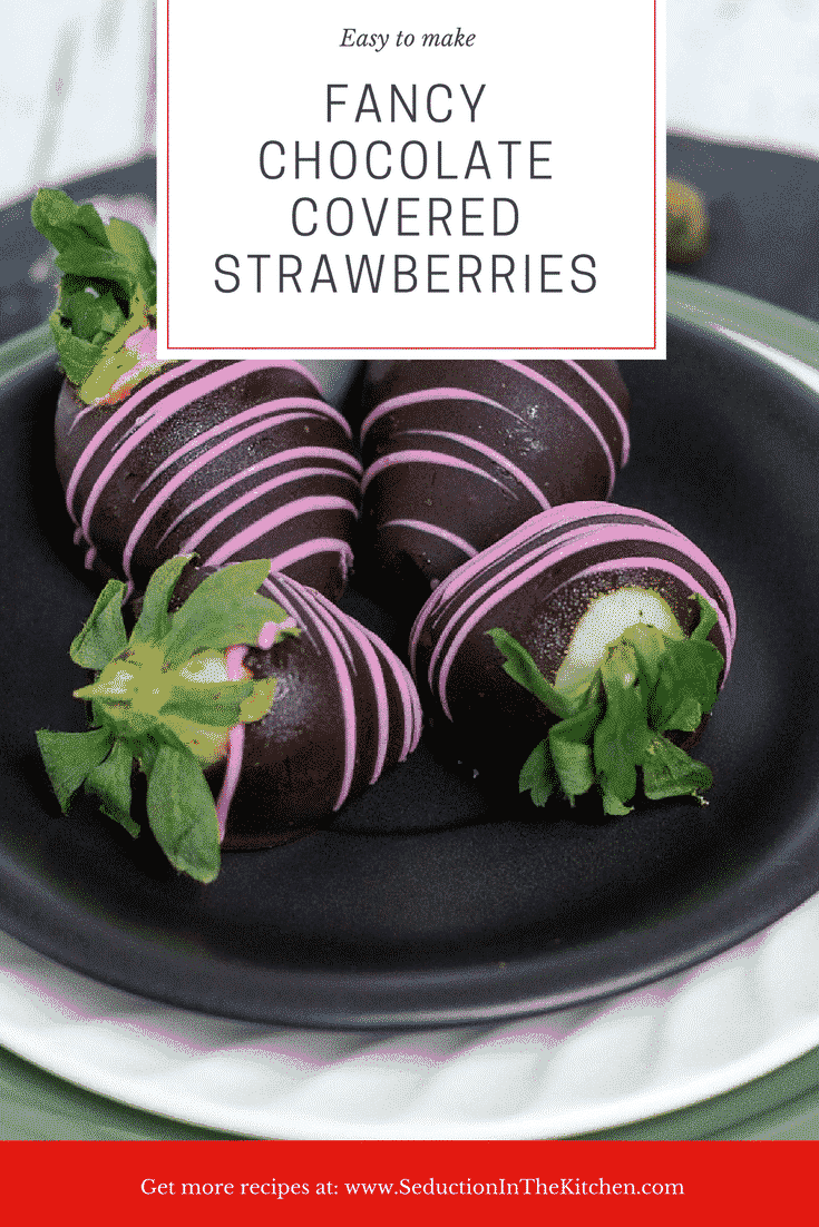 Fancy Chocolate Covered Strawberries long pin