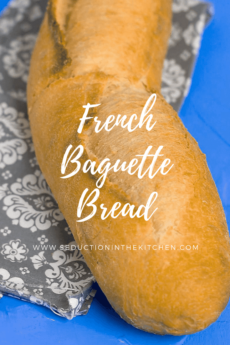 French Baguette Bread long pin