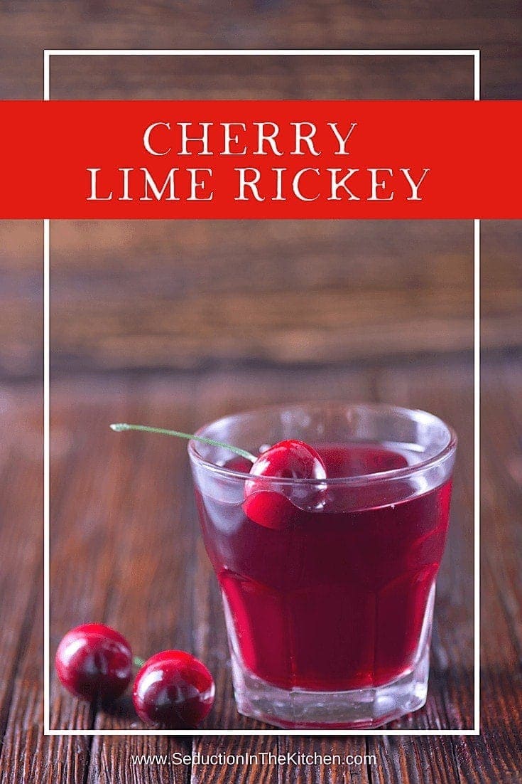 Cherry lime rickey long pin