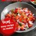 Simple Chunky Salsa Recipe {Pico de Gallo Salsa}