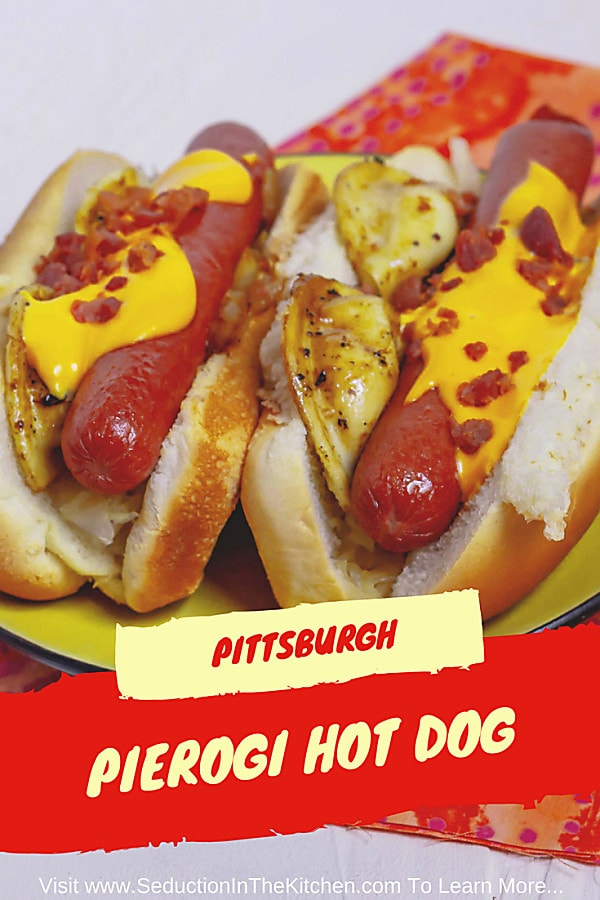 ? Pierogi Hot Dog {Over The Top Ballpark Hot Dog Recipe}