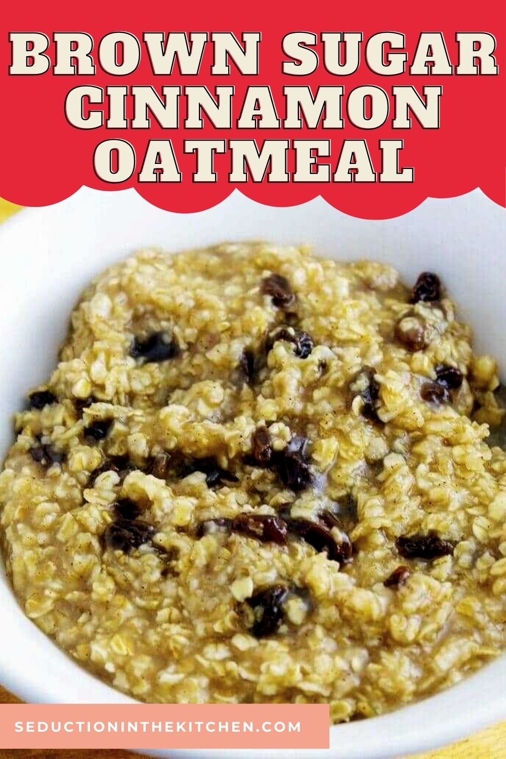 Brown Sugar Cinnamon Oatmeal {Great Start To Your Day}