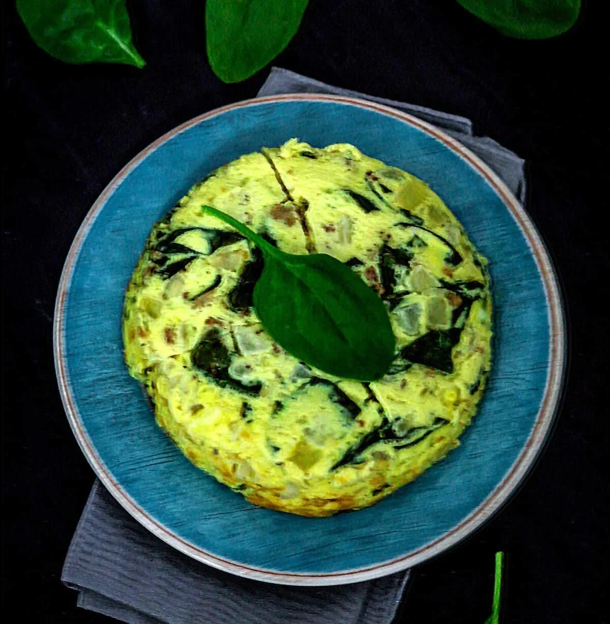 Instant Pot Mushroom Spinach Fritatta 2