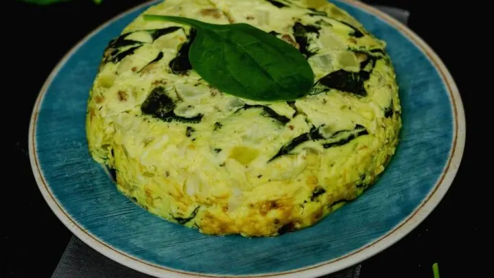 Instant Pot Mushroom Spinach Fritatta