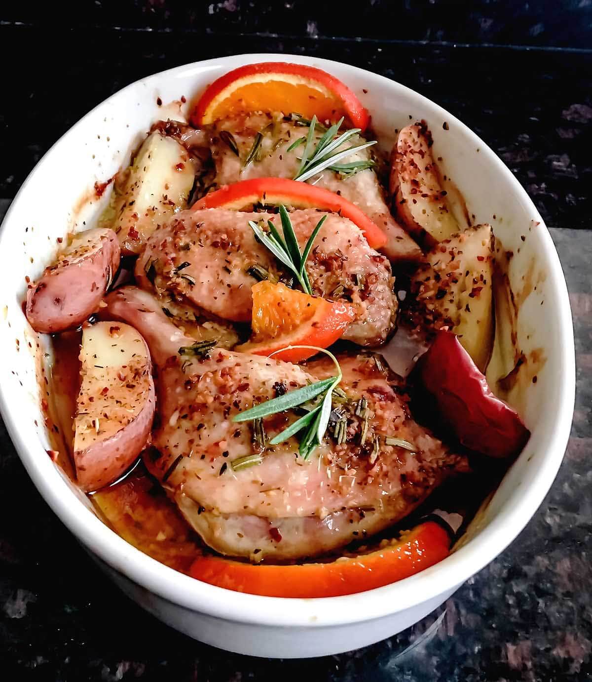 Orange Rosemary Duck