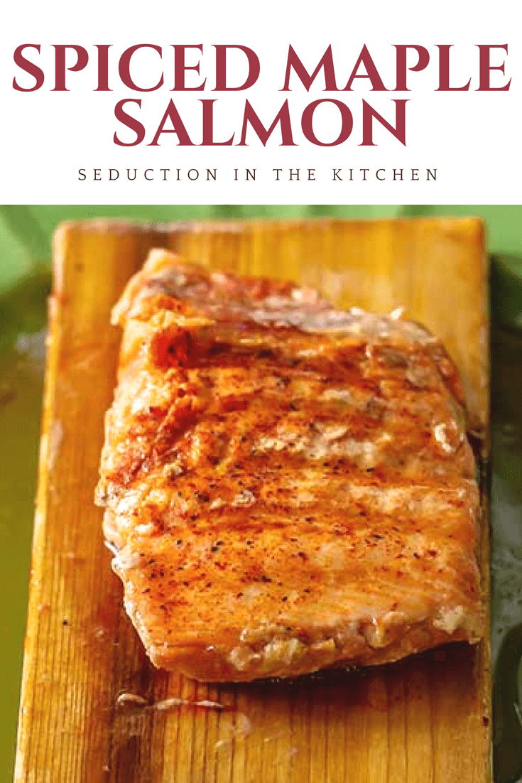 Spiced Maple Salmon pin