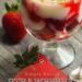 Strawberry Rhubarb Shortcake Parfait {Easy Parfait Dessert}