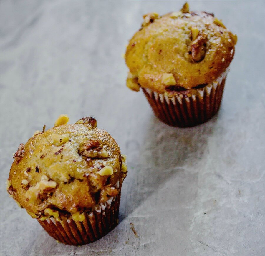 Peanut Butter Banana Nut Muffins 2