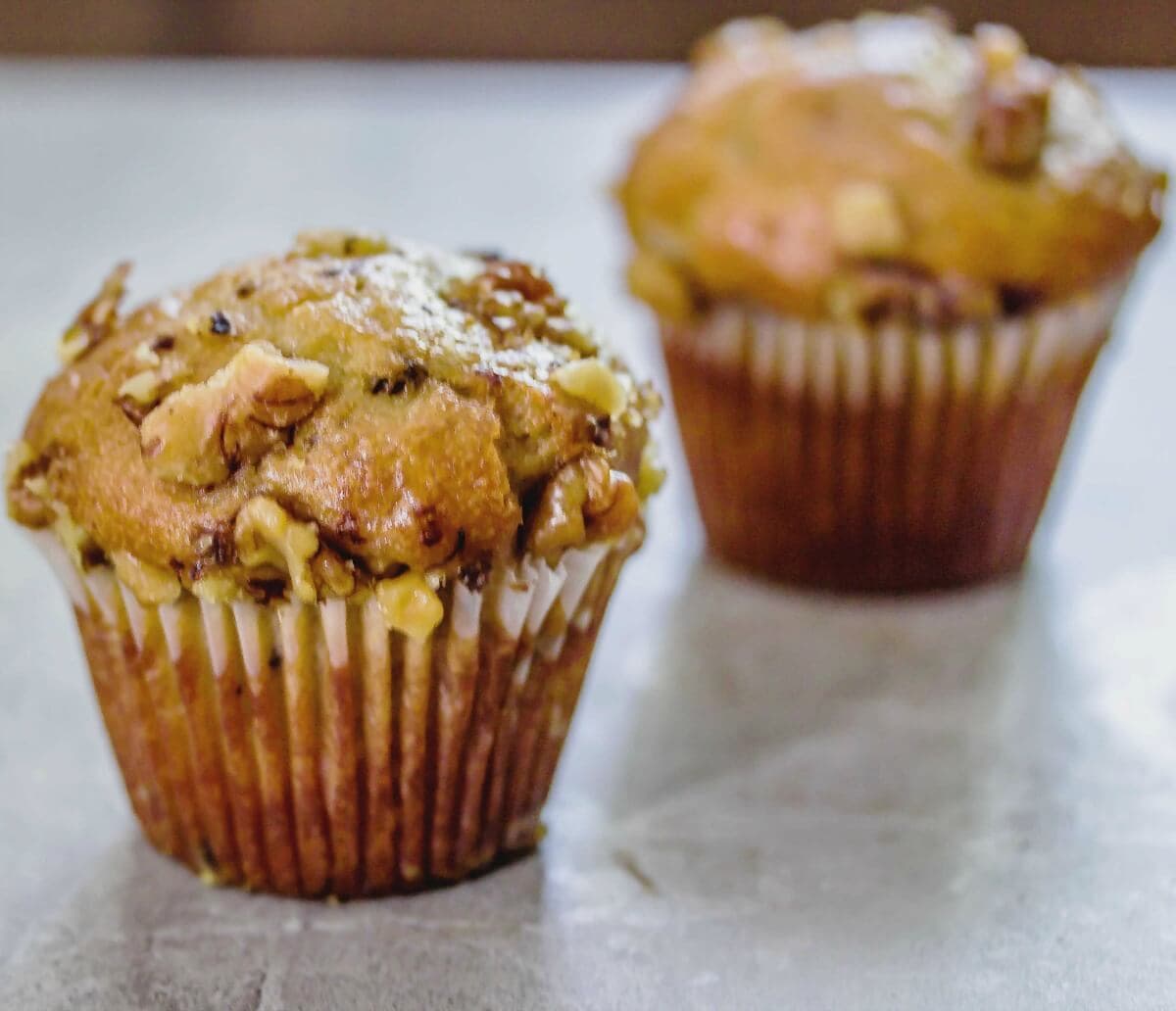 Peanut Butter Banana Nut Muffins 3